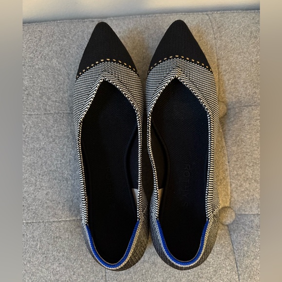 NWOT Rothy’s Women's Flats in Grey Mist pointy toe size 8 - Picture 8 of 12